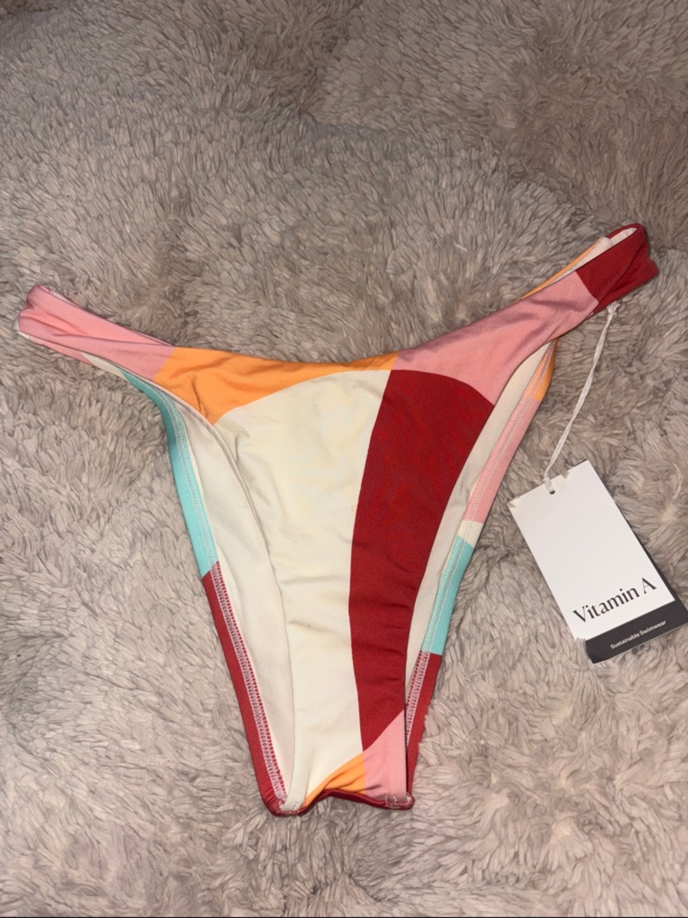 Vitamin A Multicolor High-Cut Bikini Bottom